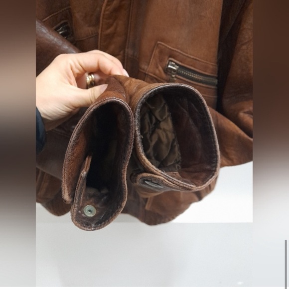 🚨🚨SOLD🚨🚨Vintage 90's Men's Aviator Style Jacket - Picture 11 of 12